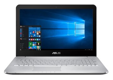 ASUS N552VW-FW055T Computer portatile 39,6 cm (15.6") Full HD Intel® Core™ i7 i7-6700HQ 16 GB DDR4-SDRAM 1 TB HDD NVIDIA® GeForce® GTX 960M Windows 10 Home Alluminio, Grigio