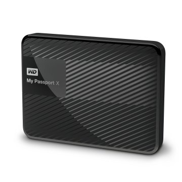Western Digital My Passport X disco rigido esterno 2 TB 2.5" Micro-USB B 3.2 Gen 1 (3.1 Gen 1) Nero