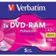 Verbatim DVD-RAM 3x 4,7 GB 5 pz 2