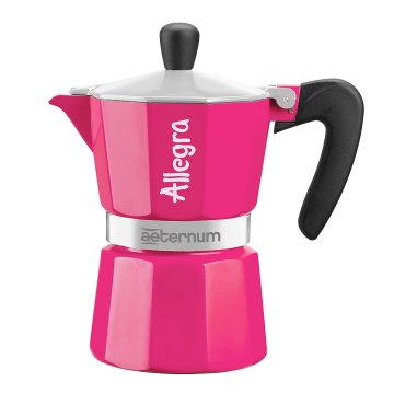 Aeternum Caffettiera Allegra 3 Tazze Fucsia