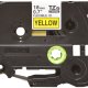 Brother TZE-FX641 nastro per etichettatrice Nero su giallo TZ 3
