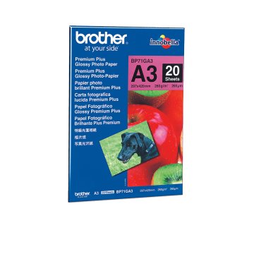 Brother BP71GA3 carta fotografica A3 Blu, Rosso Lucida