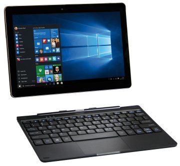 Mediacom 10.1 X201 Intel Atom® Z3735F Ibrido (2 in 1) 25,6 cm (10.1") Touch screen 2 GB DDR3L-SDRAM 32 GB SSD Windows 10 Home Nero