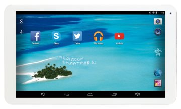 Mediacom SmartPad 10.1 S2 Rockchip 8 GB 25,6 cm (10.1") 1 GB Android Argento, Bianco