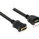 DeLOCK 0.25m 2xHDMI cavo HDMI 0,25 m HDMI tipo A (Standard) Nero 3