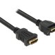 DeLOCK 0.25m 2xHDMI cavo HDMI 0,25 m HDMI tipo A (Standard) Nero 4