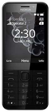 Microsoft 230 Dual Sim 7,11 cm (2.8") 91,8 g Nero, Argento Telefono cellulare basico