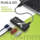 Techly Mini Hub USB Hi Speed 4 Porte Nero (IUSB2-HUB4-BKTY) 6
