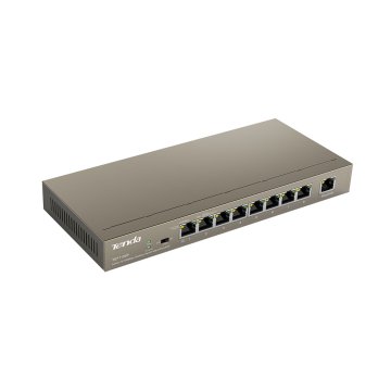 Tenda TEF1109P switch di rete Gestito Fast Ethernet (10/100) Supporto Power over Ethernet (PoE) Grigio