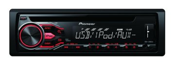 Pioneer DEH-2800UI Ricevitore multimediale per auto Nero, Rosso 50 W