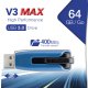 Verbatim V3 MAX - Memoria USB 3.0 da 64 GB - Blu 6