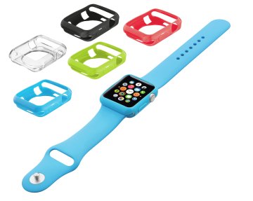 Trust 20981 accessorio indossabile intelligente Custodia Nero, Blu, Lime, Rosa, Trasparente Silicone