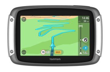 TomTom RIDER 400 EU 45 navigatore Fisso 10,9 cm (4.3") Touch screen 280 g Nero, Argento