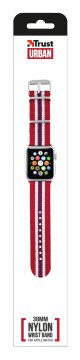 Trust 20918 accessorio indossabile intelligente Band Blu, Rosso, Bianco Nylon