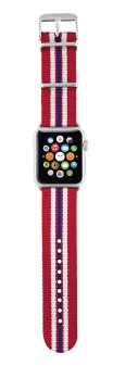Trust 20932 accessorio indossabile intelligente Band Blu, Rosso, Bianco Nylon