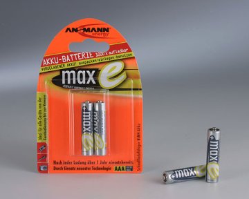 Ansmann 800 mAh - Micro / AAA / HR03 Mini Stilo AAA Nichel-Metallo Idruro (NiMH)