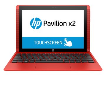 HP Pavilion x2 10-n107nl Intel Atom® x5-Z8300 Ibrido (2 in 1) 25,6 cm (10.1") Touch screen 2 GB DDR3L-SDRAM 32 GB Flash Windows 10 Home Rosso