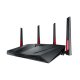 ASUS RT-AC88U router wireless Gigabit Ethernet Dual-band (2.4 GHz/5 GHz) Nero 2
