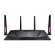 ASUS RT-AC88U router wireless Gigabit Ethernet Dual-band (2.4 GHz/5 GHz) Nero 3