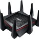 ASUS RT-AC5300 router wireless Gigabit Ethernet Banda tripla (2.4 GHz/5 GHz/5 GHz) Nero, Rosso 2