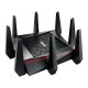 ASUS RT-AC5300 router wireless Gigabit Ethernet Banda tripla (2.4 GHz/5 GHz/5 GHz) Nero, Rosso 3
