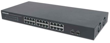 Intellinet 561044 switch di rete Non gestito L2 Gigabit Ethernet (10/100/1000) 1U Nero