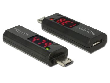 DeLOCK 65682 adattatore per inversione del genere dei cavi USB 2.0 Micro-B Nero