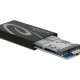 DeLOCK 42569 contenitore di unità di archiviazione Box esterno SSD Nero, Grigio 5