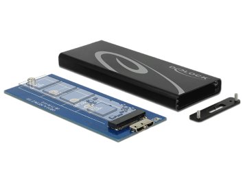 DeLOCK 42570 contenitore di unità di archiviazione Box esterno SSD
