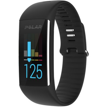 Polar A360 TFT Braccialetto per rilevamento di attività Nero