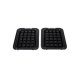 KOENIG GFX180 piastra per waffle 1 waffle 1000 W Nero, Acciaio inox 5