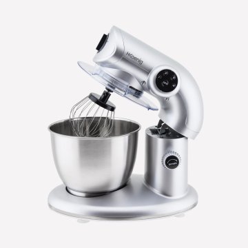H.Koenig KM80 Sbattitore con base 1000 W Argento