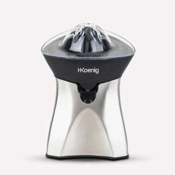H.Koenig AGR60 spremiagrumi Acciaio inox Nero, Acciaio inox