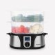 H.Koenig VAP12 pentola a vapore 3 cestello/i Superficie piana 1000 W Nero, Acciaio inox 3