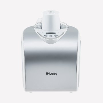 H.Koenig HF180 macchina per gelato Gelatiera tradizionale 1,5 L 135 W Argento, Bianco