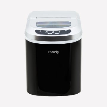 H.Koenig KB12 macchina per cubetti di ghiaccio Macchina per ghiaccio portatile 12 kg/24h Nero, Bianco