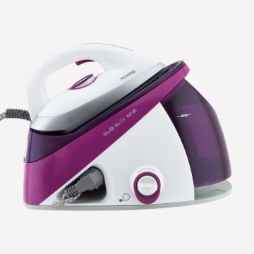 H.Koenig V26 ferro da stiro a caldaia 2400 W 1,1 L Ceramica Rosa, Viola, Bianco