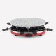 H.Koenig RP412 griglia per raclette 8 persona(e) 900 W Nero, Grigio, Rosso 2