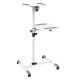 Techly Trolley Universale per Notebook / Videoproiettore, Bianco (ICA-TB TPM-6) 5