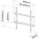Techly Supporto a Muro Fisso Slim per TV LED LCD 23-55
