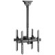 Techly Supporto Telescopico Universale a Soffitto per 2 TV LED LCD 32-55