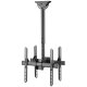 Techly Supporto Telescopico Universale a Soffitto per 2 TV LED LCD 32-55