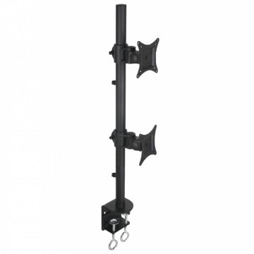 Techly ICA-LCD-350-D Supporti a parete per TV 68,6 cm (27") Scrivania Nero