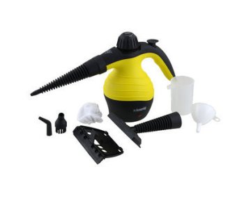 H.Koenig NV60 Pulitore a vapore portatile 1000 W Nero, Giallo