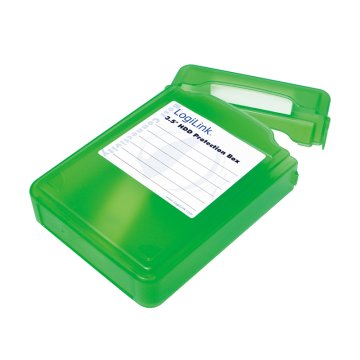 LogiLink UA0133G custodia per unità di archiviazione Cover Verde