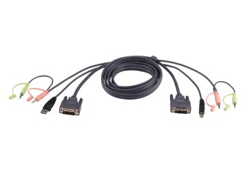 ATEN Cavo KVM USB DVI-D Single Link – 3 m