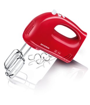 Severin HM 3821 Sbattitore manuale 300 W Rosso, Bianco