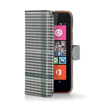 Celly PDPAGEL630BK custodia per cellulare Custodia a borsellino Nero, Bianco