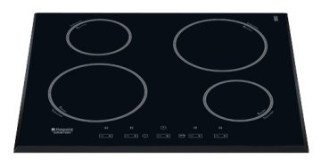 Hotpoint Ariston KIX 644 B E IT piano cottura Nero Da incasso Piano cottura a induzione 4 Fornello(i)