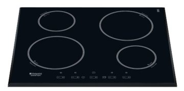 Hotpoint KIX 644 B E IT piano cottura Nero Da incasso Piano cottura a induzione 4 Fornello(i)